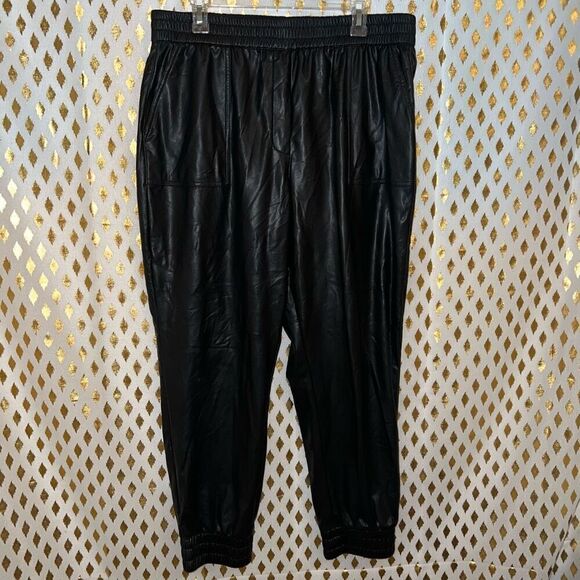 Express Leather joggers size L - Picture 1 of 5